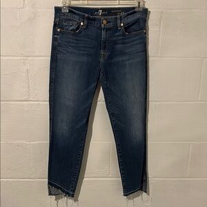 7 For All Mankind Roxanne Ankle Women's Blue Jeans size 31